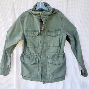 Old Navy safari jacket olive green cotton blend S